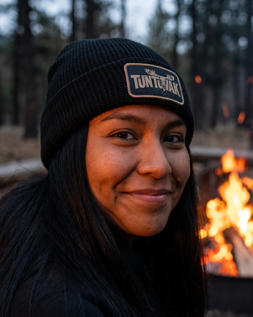 Tuntuvak Harbor Waffle Cuffed Beanie